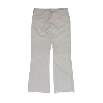 White Bootcut Jeans