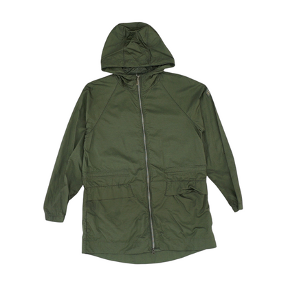 Olive Solid Rain Jacket