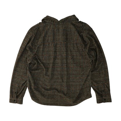 Brown Plaid Flannel Button Down