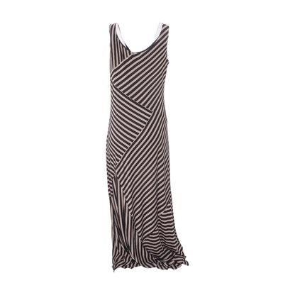 Black Abstract Maxi Dress