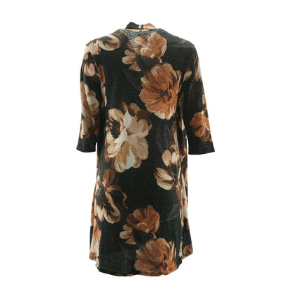 Black Floral Mini Dress
