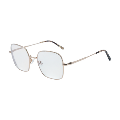 Gold Aniyah W Square Prescription Eyewear