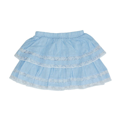 Blue Mini Skirt