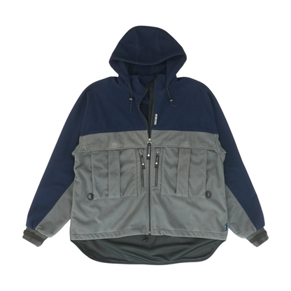 Navy Color Block Jacket