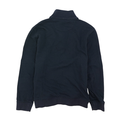Navy Solid 1/4 Zip Pullover