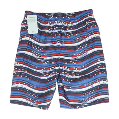 Blue Striped Swim Bottom