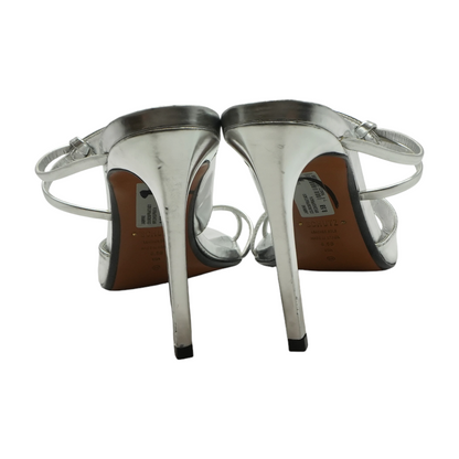 Silver Stiletto Heels