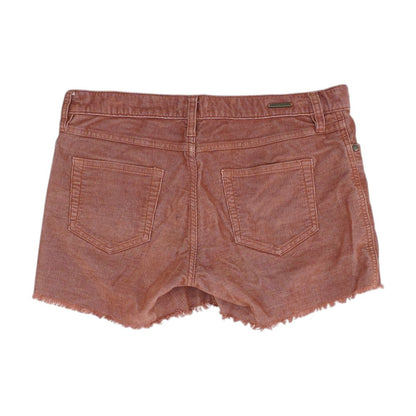 Coral Denim Shorts