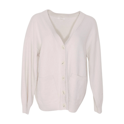 Beige Cardigan Sweater