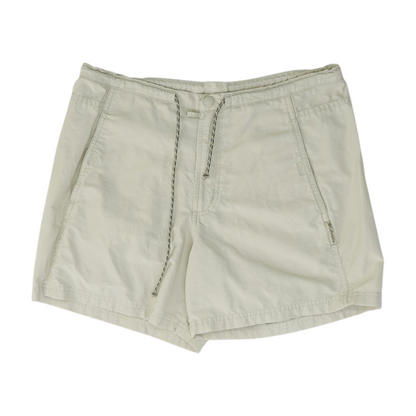 Beige Solid Chino Shorts