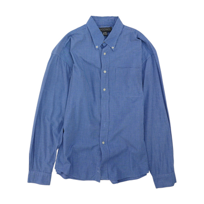 Blue Check Long Sleeve Button Down