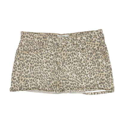 Beige Mini Skirt