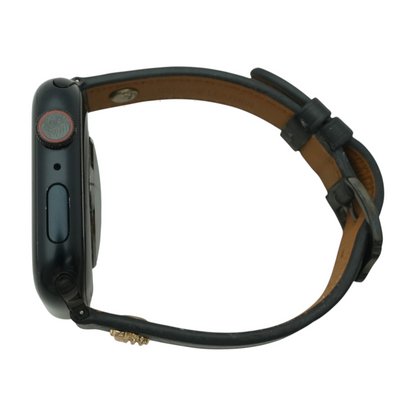 45mm Series 9 Black Smartwatch Black Band S/M