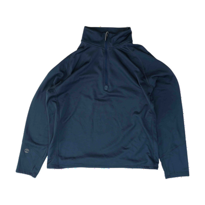 Navy Solid 1/4 Zip Pullover