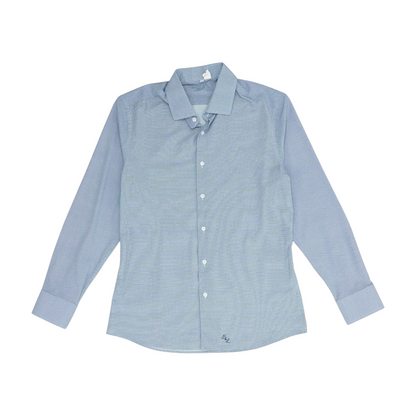 Blue Check Long Sleeve Button Down