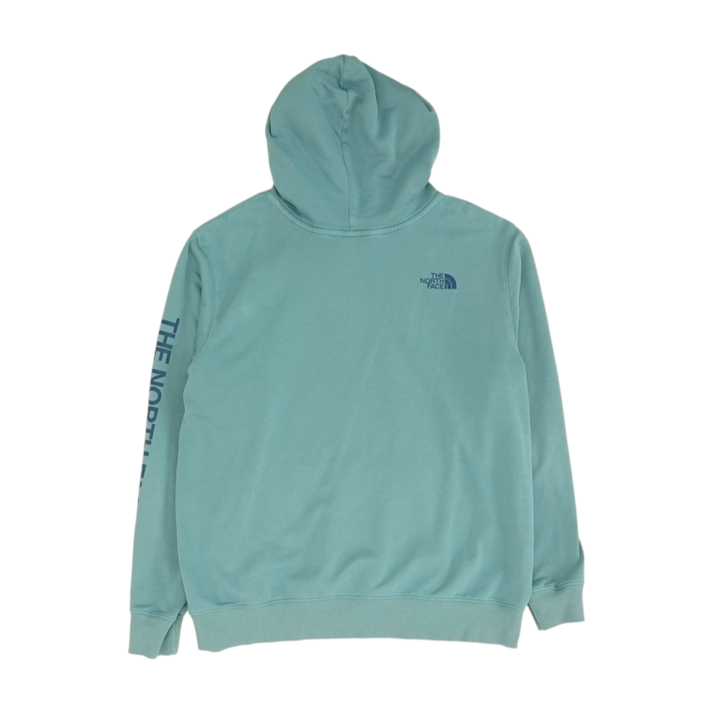 Blue Solid Hoodie Pullover