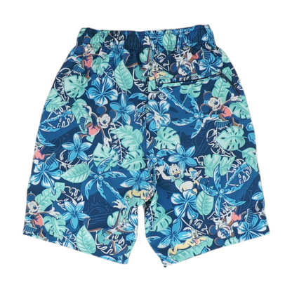 Blue Graphic Swim Bottom