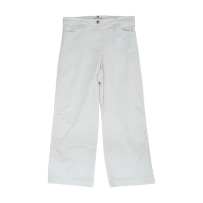 White Wide Leg Pants