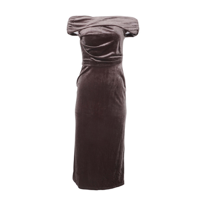 Brown Midi Dress