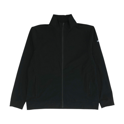 Black Solid Active Jacket
