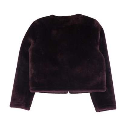 Burgundy Solid Jacket