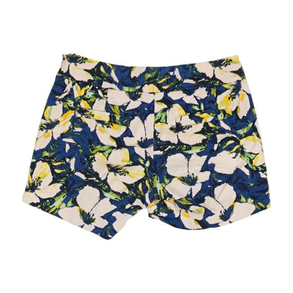 Blue Floral Chino Shorts