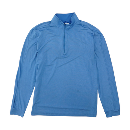 Blue Striped 1/4 Zip Pullover
