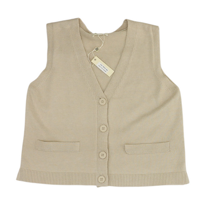 Beige Vest Sweater