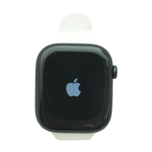 46mm Series 10 Black Smartwatch White Band M/L