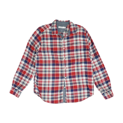 Red Plaid Flannel Button Down