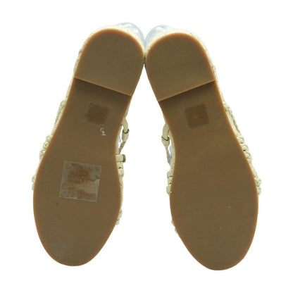 Beige Flat Sandals