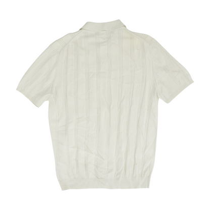 Ivory Solid Short Sleeve Polo