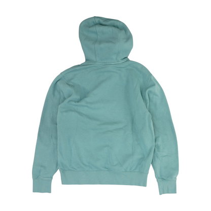 Green Solid Hoodie Pullover