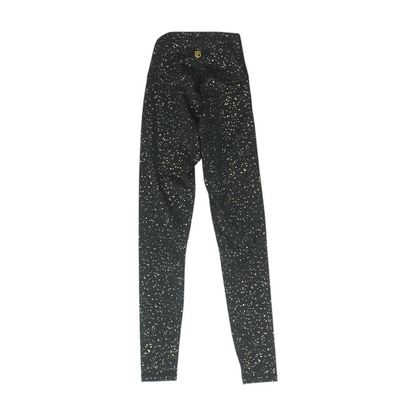Black Polka Dot Active Leggings