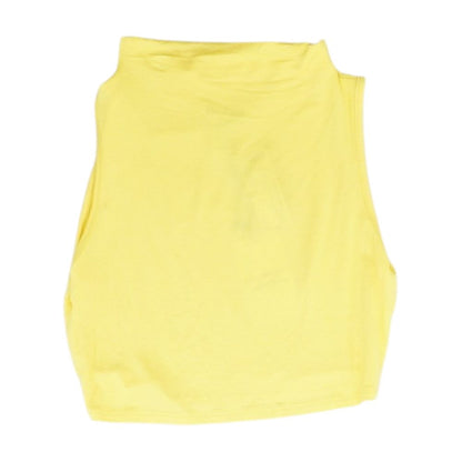 Yellow Cropped T-Shirt