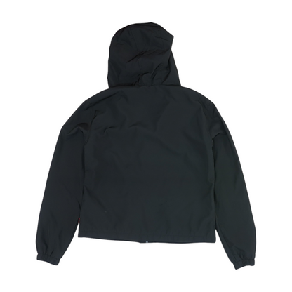 Black Solid Rain Jacket