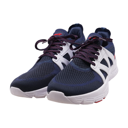 Navy Low-Top Athletic Shoes
