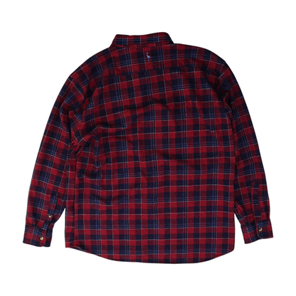 Red Plaid Flannel Button Down