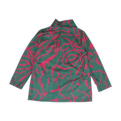 Green Print Blazer