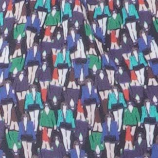 Multi Print Mini Dress