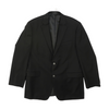 Black Long Solid Suit Jacket