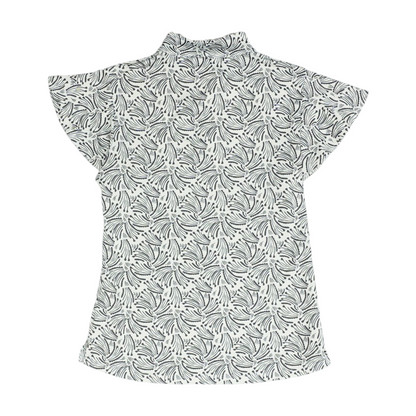 Black Abstract Blouse