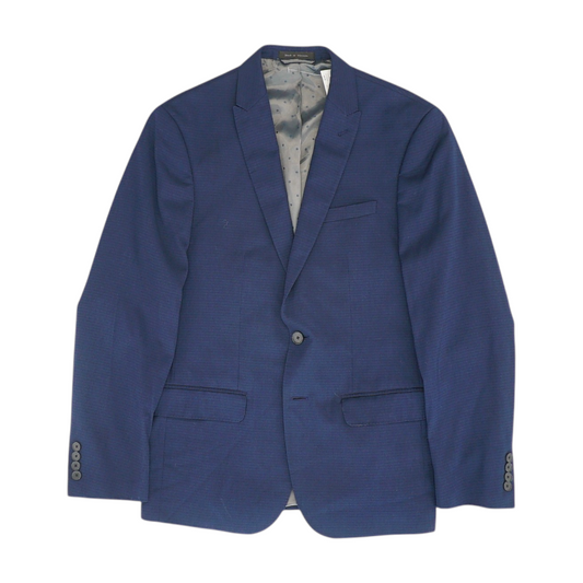Blue Solid Sport Coat