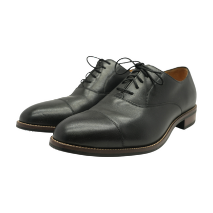 Black Lace-Up Dress Shoes