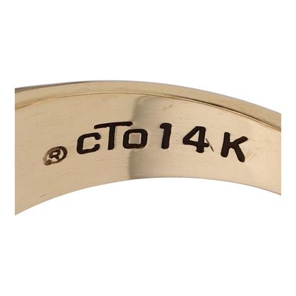 14K Yellow Gold Fashion Ring