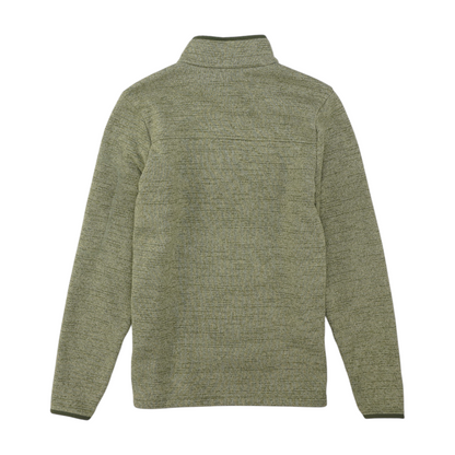 Green Solid 1/4 Zip Pullover