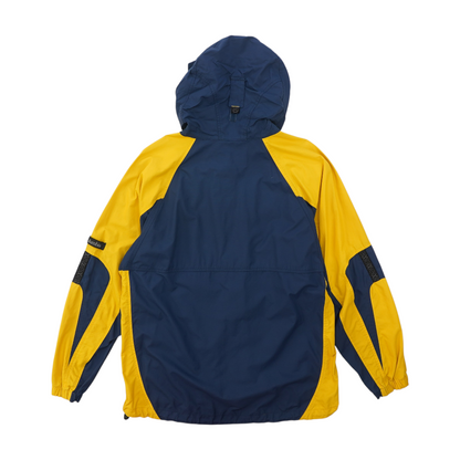 Navy Color Block Rain Jacket