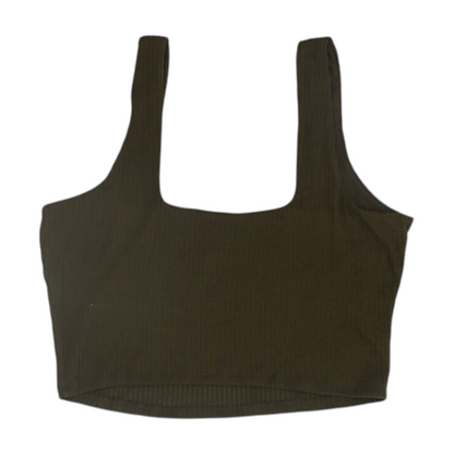 Brown Cropped Blouse