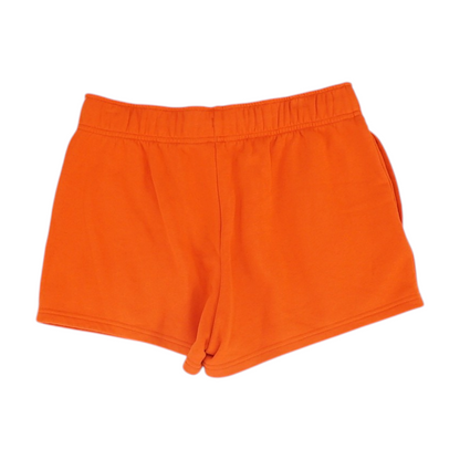 Red Solid Active Shorts