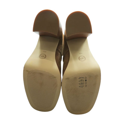 Tan Houston Suede Block Heel Boot